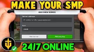 How to Make 24/7 Server Without Aternos | Minecraft Pocket Edition Free Server