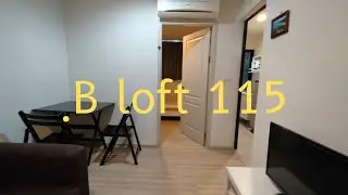 For Sale B Loft 115  1 Beds 1 Bath 2th floor, 26.12 sqm. Close to BTS Pu Chao.Sale 1.24 MB.