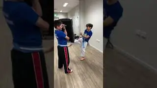 Springfield Lakes martial arts students roundhouse kick session | Martial Arts Springfield Lakes