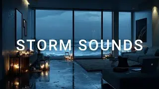 Deep Focus Study 🌊 Stormy Ocean View from Luxury Penthouse [2026]
