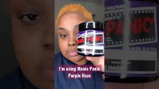 Dyeing my hair purple   #shorts #purplehair #vlog #bleach #short #naturalhair #purple #hair