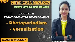 Ch-15 | Photoperiodism | Vernalisation |Spring & Winter variety | Class 11 Biology | NEET 2024