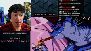 Genninlendário reagindo ao Goku vai ter que derrota as esfera do Dragão Dragon ball GT Episódio 48