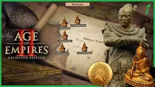 AoE 2 DE: Campaña Rise of the Rajas | BAYINNAUNG |(Difícil): 1.Los Tigres Birmanos