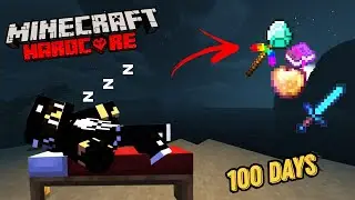 MINECRAFT But SLEEPING drops OP ITEMS !!