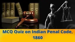 Important MCQs On Indian Penal Code 1860 | IPC/CRPC | OFFICE ASSISTANT | AIIMS PATNA EXAM 2023