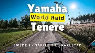 Yamaha Tenere World Raid. From S&auml;ffle till Yamaha Center Karstad. No coment, pure engine sound