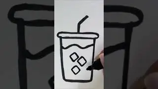 New video on the channel!🎨 draw popcorn and soda