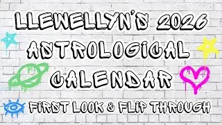 Llewellyn&rsquo;s 2026 Astrological Calendar Flip-Through | Astrology Wall Calendar Review & Preview