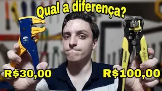 Alicate decapador de R$30,00 vs alicate decapador de R$100,00.