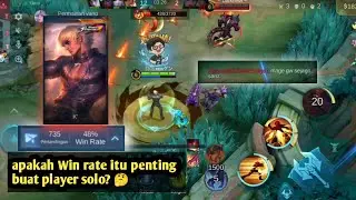 APAKAH WIN RATE ITU SANGAT PENTING KE GAME PLAY UNTUK PLAYER SOLO? 🤔#mlbb #mobilelegends 