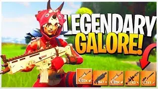 LEGENDARY GALORE!! - PS4 Fortnite LEGENDARY Setup!