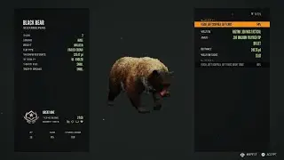 The GREAT ONE Black Bear Fabled CREAM 10 - Fabled 846.61 lb The Hunter: Call Of The Wild