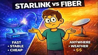 Starlink Mini против оптоволокна: кто из них действительно победит?