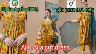 Ajio Alia cut dress #ali#aliacutsuit #aliacutsuit #viralvideo