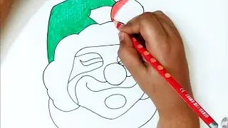 How to draw and colour CLOWN'S MASK🤡// Step by step Easy Drawing