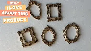 Mini Gold Picture Frames for Gifts and Home Decor