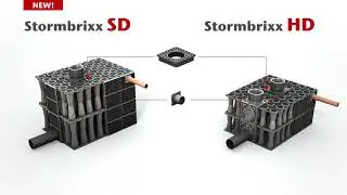 Surface water management with ACO Stormbrixx