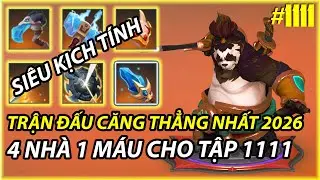 SI&Ecirc;U KỊCH T&Iacute;NH , 4 NH&Agrave; 1 M&Aacute;U NGHẸT THỞ ĐẾN GI&Acirc;Y CUỐI C&Ugrave;NG | AUTO CHESS MOBILE 1111