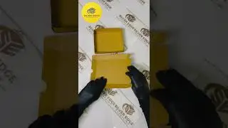 kraft lid and tray box #youtubeshorts #shorts