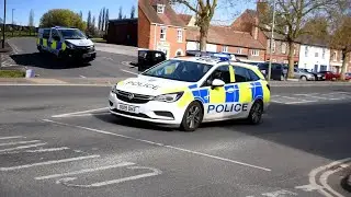Thames Valley Police Station Van & Incident Response Vehicle Responding on LIGHTS + SIRENS!