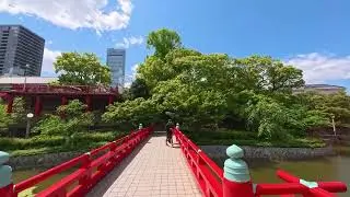 Kawazokoike, Tennoji, Osaka park walk (4K)