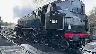 On shed at Sheffield park with 80151 #bluebellrailway #locomotive #railways #train 