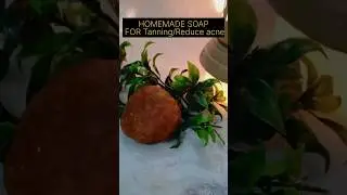 Homemade Tanning removal soap 💯RESULTS #youtubeshorts #shorts #soap #homemade #viralshort