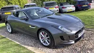 2015/15 Corrie Grey Jaguar F Type 3.0 V6 S Auto Coupe Pan Roof 65k New 8 Jag Stamps Ultra Low Miles