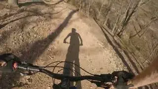 Lake Leatherwood Downhill #4, Best 💙 blue in the lower Midwest??  Riding is believing