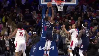 Jabari Walker rocks the rim