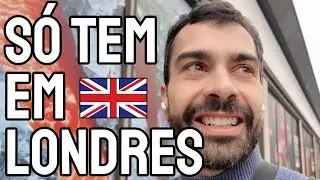 PRODUTOS INCRÍVEIS! O Mercado de Londres que tem produtos próprios deliciosos, mas bem caros
