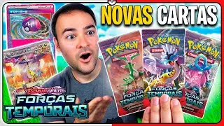 Todas as NOVAS CARTAS POKÉMON TCG de FORÇAS TEMPORAIS