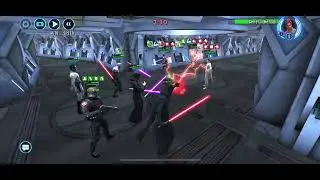 Sith Trio w/ Thrawn, Sith Empire Trooper vs Padme w/ Commander Ashoka