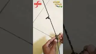 Cara Membuat tali gayline tenda / tali pramuka simple by upruk aprak