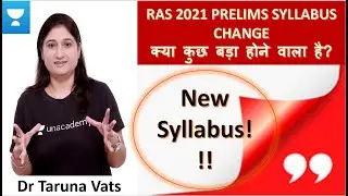 |RAS Pre 2021Syllabus |RAS Pre Syllabus Analysis | Dr Taruna Sharma|🤔 👀 🙈  क्या हटा क्या जुड़ा ?