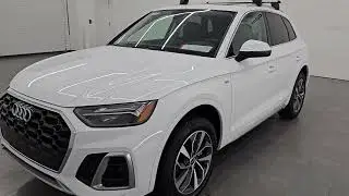 2024 AUDI Q5 PREMIUM PLUS S LINE QUATTRO ARKONA WHITE 4K WALKAROUND 15231Z SOLD!