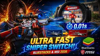 Ultra Fast Sniper Switch Script/Macro in Free Fire PC 🔥 (BlueStacks & MSI Emulator 2026)