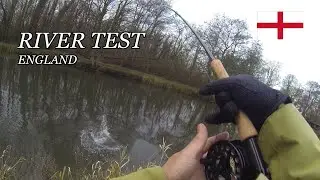 【Fish UK】Pike & Grayling fishing on river Test. Timsbury fishing. 英国テスト川のグレイリングとブラウン、パイクのフライフィッシングです