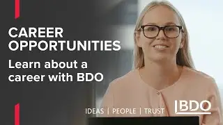 A student career with BDO