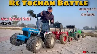 Tochan New Holland 3630 Vs Mahindra 575 & John Deere Tractor | 4x4 #buldozer