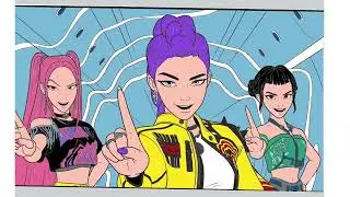 1 Hour K-Pop Demon Hunters Coloring 🎤⚔️ | Relaxing & Satisfying Coloring Compilation
