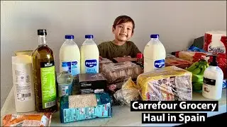 @carrefour Grocery Haul in Spain
