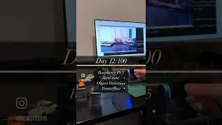 Day 12/100 - Raspberry Pi 5 Real Time Object Detection #raspberrypi5 #coding #developer #motivation