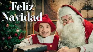 Feliz Navidad 😍🎅 mensaje de Pap&aacute; Noel Santa Claus y Kilvo Elfo Laponia Finlandia