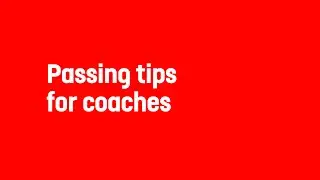 Passing Tips For Coaches | Interview | England Football Learning
