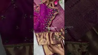 💜GRAND AARI WORK BLOUSE DESIGN✨9865105910⚡️#aariwork #aariwork #viral #blouses #blouse #trending