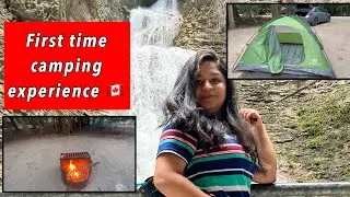 First time camping experience in Canada🇨🇦|Essentials for camping #adventurevlogs #camping #canada