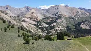 Drone Aerial Tour of Pioneer Cabin, Idaho