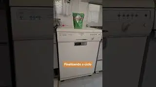 Lava louças Brastemp Clean Electronic 12 serviços BLE24B (1996). Programa pesado 70⁰c